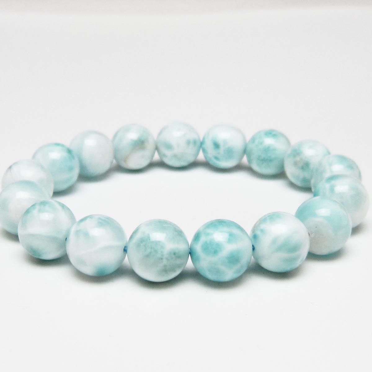 ラリマー ブレスレット 12mm 一点物 111-56543