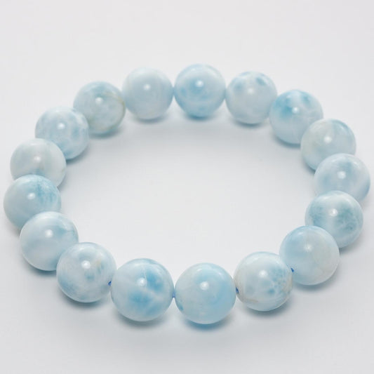 ラリマー ブレスレット 12mm 一点物 111-56543