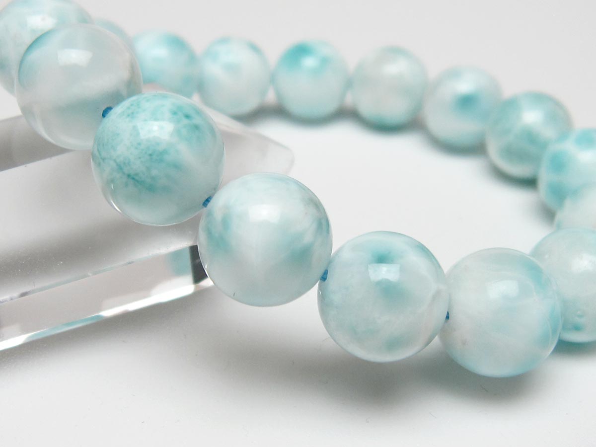 ラリマー ブレスレット 12mm 一点物 111-56543