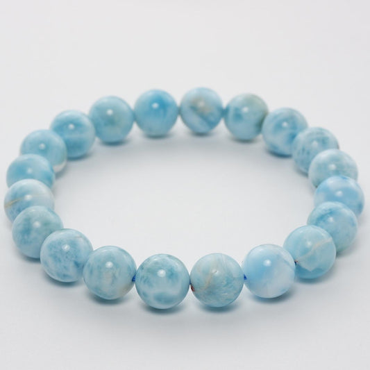 ラリマー ブレスレット 10mm 一点物 111-56545