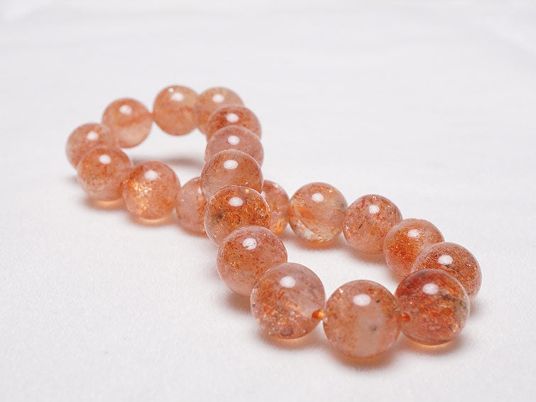 バレンタインフェア】 ストロベリークォーツ 苺水晶 ブレスレット 9mm