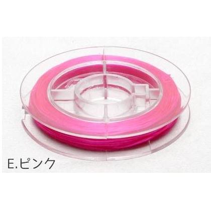 オペロンゴム 訳あり ブレスレット用 ピンク 約9m～10m巻き メール便可 [M便 1/20] 1111-898-13