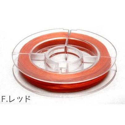 オペロンゴム 訳あり ブレスレット用 レッド 約9m～10m巻き メール便可 [M便 1/20] 1111-898-14