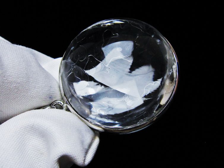 アイリスクォーツ 水晶 ペンダント 虹入り 一点物 メール便可 [M便 1/20] 112-12352