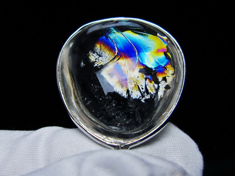 アイリスクォーツ 水晶 ペンダント 虹入り 一点物 メール便可 [M便 1/20] 112-12360