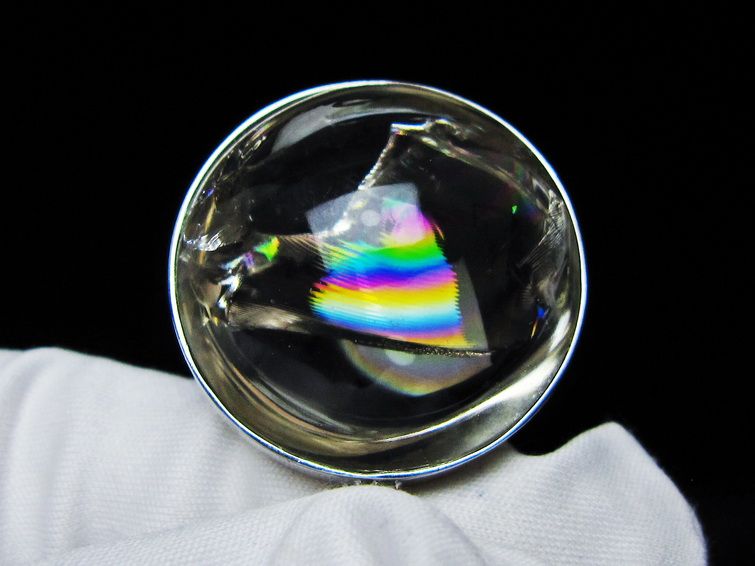 アイリスクォーツ 水晶 ペンダント 虹入り 一点物 メール便可 [M便 1/20] 112-12362