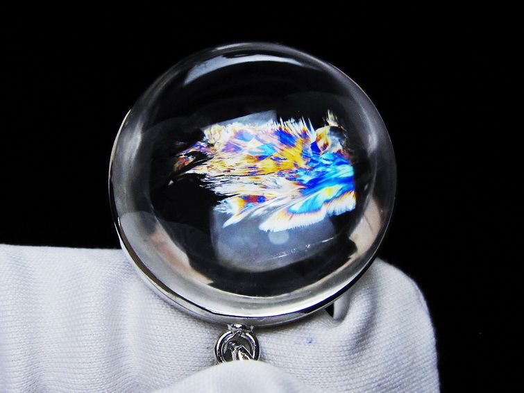 アイリスクォーツ 水晶 ペンダント 虹入り 一点物 メール便可 [M便 1/20] 112-12366