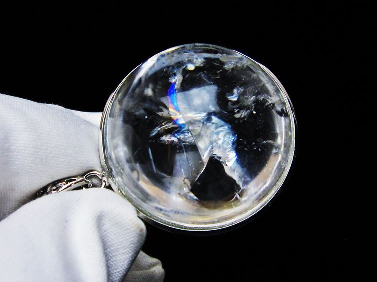 アイリスクォーツ 水晶 ペンダント 虹入り 一点物 メール便可 [M便 1/20] 112-12391