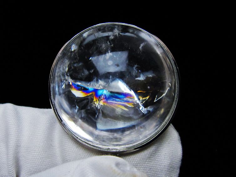 アイリスクォーツ 水晶 ペンダント 虹入り 一点物 メール便可 [M便 1/20] 112-12391