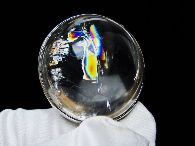 アイリスクォーツ 水晶 ペンダント 虹入り 一点物 メール便可 [M便 1/20] 112-12398