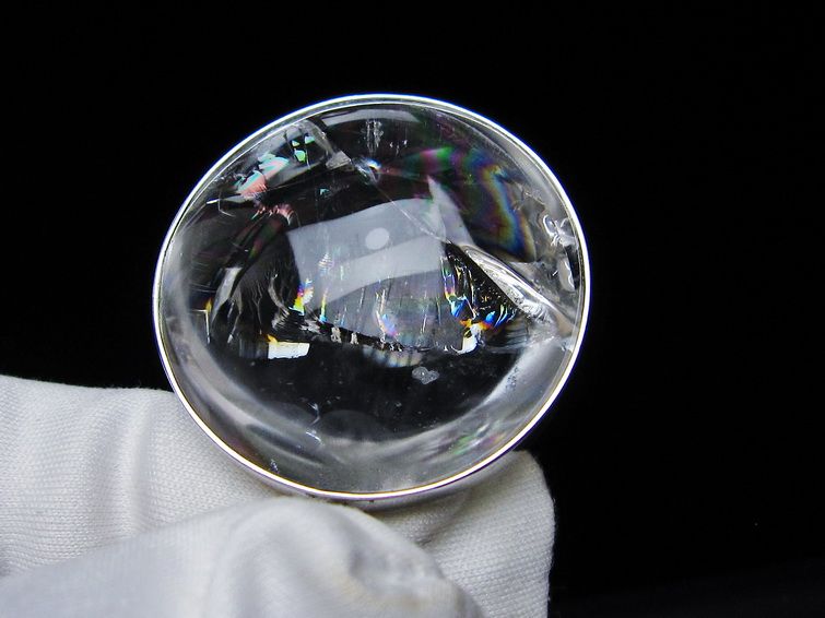 アイリスクォーツ 水晶 ペンダント 虹入り 一点物 112-12414