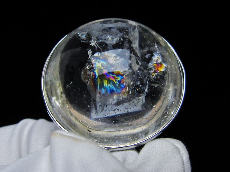 アイリスクォーツ 水晶 ペンダント 虹入り 一点物 メール便可 [M便 1/20] 112-12421