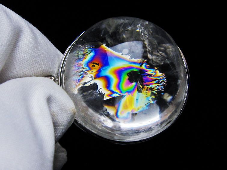 アイリスクォーツ 水晶 ペンダント 虹入り 一点物 メール便可 [M便 1/20] 112-12422