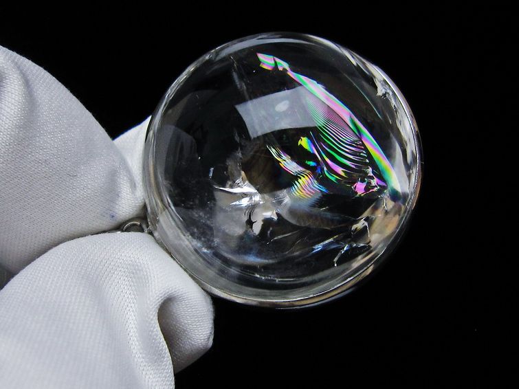アイリスクォーツ 水晶 ペンダント 虹入り 一点物 112-12432