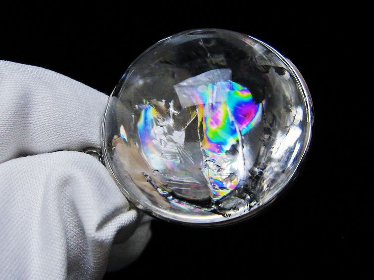 アイリスクォーツ 水晶 ペンダント 虹入り 一点物 112-12436