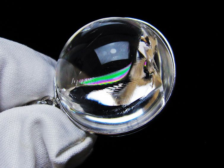 アイリスクォーツ 水晶 ペンダント 虹入り 一点物 112-12443