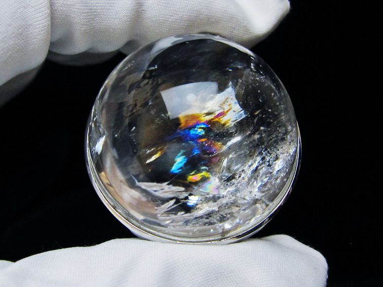 アイリスクォーツ 水晶 ペンダント 虹入り 一点物 112-12451