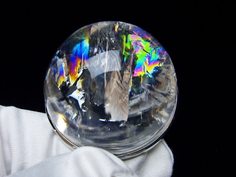 アイリスクォーツ 水晶 ペンダント 虹入り 一点物 112-12453