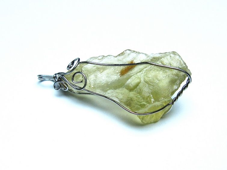 リビアングラス ペンダント 一点物 メール便可 [M便 1/20] 112-13580