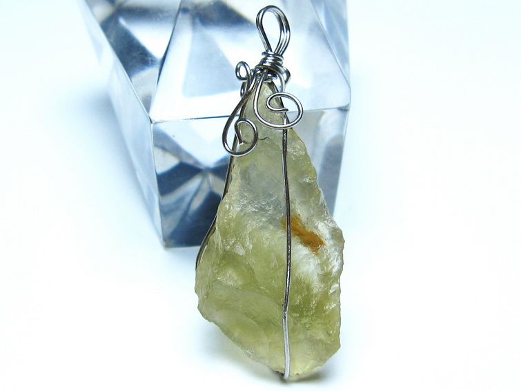 リビアングラス ペンダント 一点物 メール便可 [M便 1/20] 112-13580