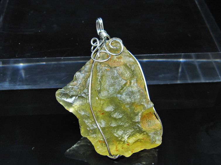 リビアングラス ペンダント 一点物 112-13797