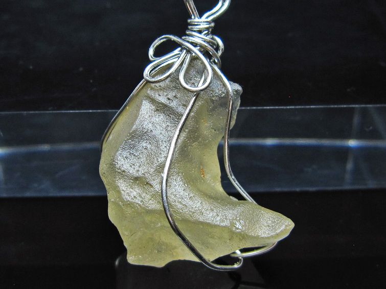 リビアングラス ペンダント 一点物 メール便可 112-13806