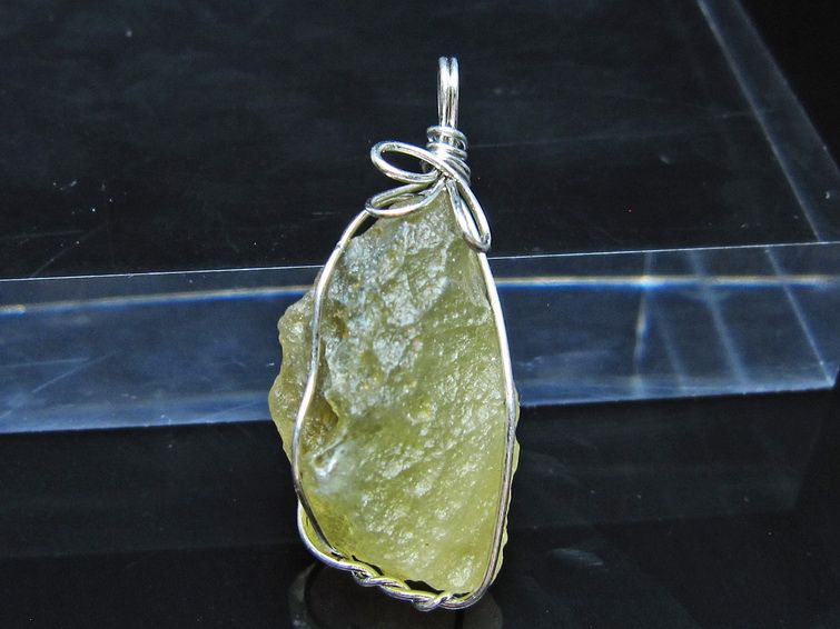 リビアングラス ペンダント 一点物 メール便可 112-13832