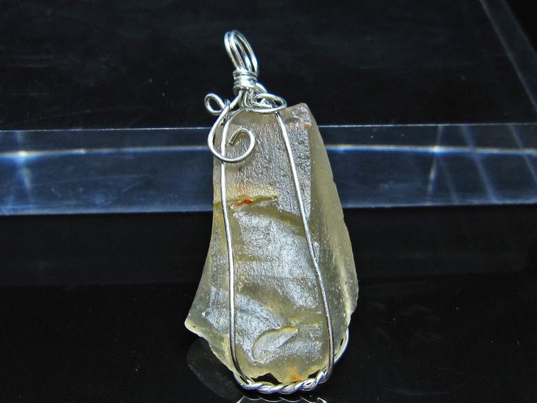 リビアングラス ペンダント 一点物 メール便可 112-13848