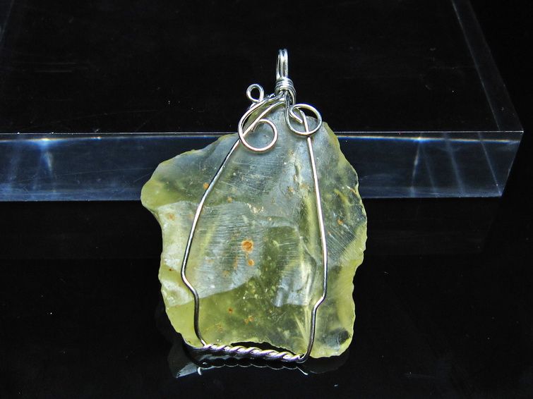リビアングラス ペンダント 一点物 112-13856