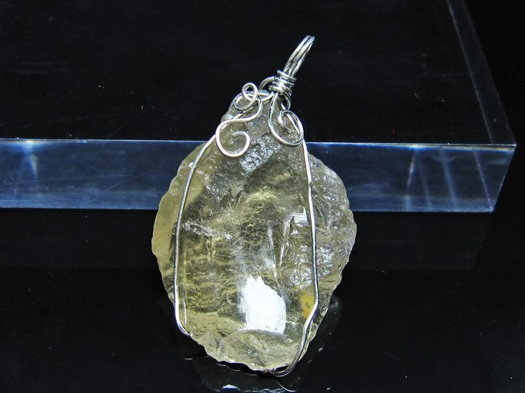 リビアングラス ペンダント 一点物 112-13857