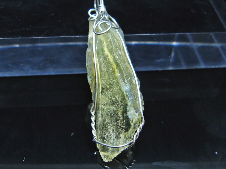 リビアングラス ペンダント 一点物 メール便可 112-13860