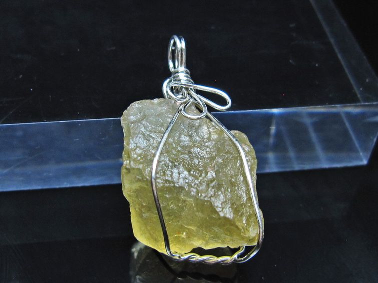 リビアングラス ペンダント 一点物 メール便可 112-13864