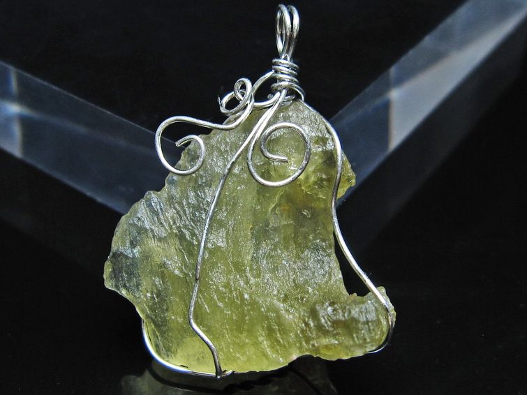 リビアングラス ペンダント 一点物 メール便可 112-13865