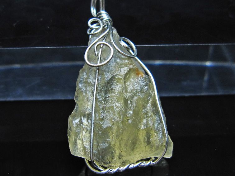 リビアングラス ペンダント 一点物 メール便可 112-13869