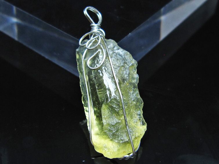 リビアングラス ペンダント 一点物 メール便可 112-13877