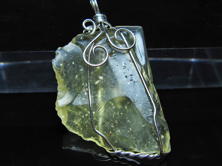 リビアングラス ペンダント 一点物 112-13880