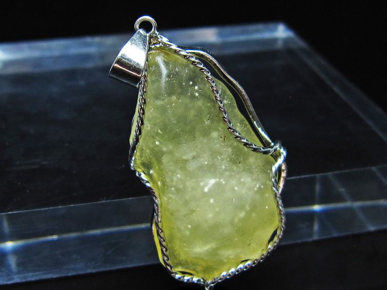 リビアングラス ペンダント 一点物 112-13885