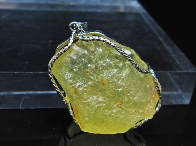 リビアングラス ペンダント 一点物 112-13886