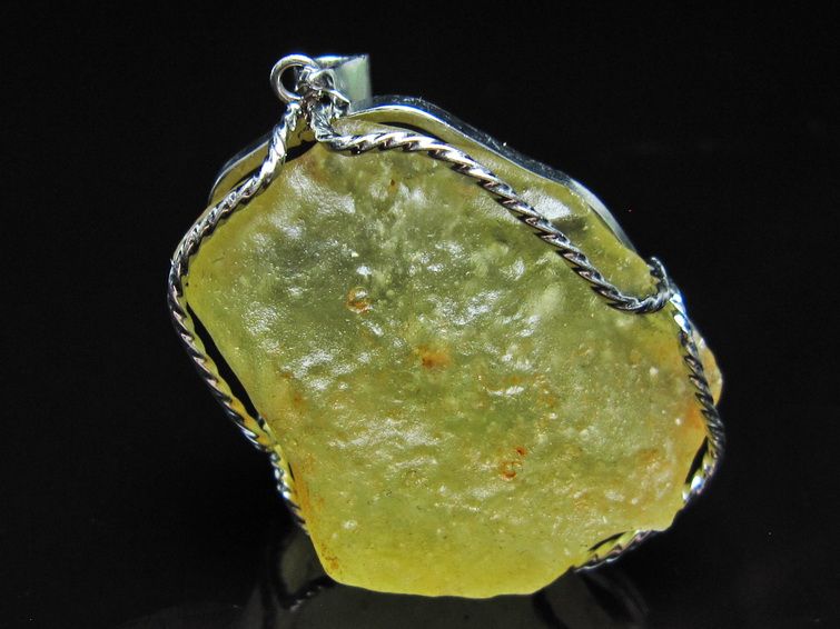 リビアングラス ペンダント 一点物 112-13886