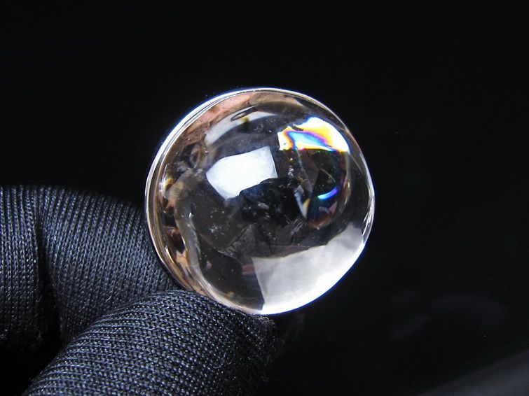 アイリスクォーツ 水晶 ペンダント 虹入り メール便可 一点物 112-14099