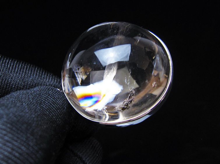 アイリスクォーツ 水晶 ペンダント 虹入り メール便可 一点物 112-14101