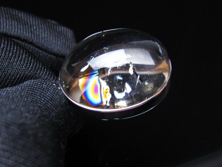 アイリスクォーツ 水晶 ペンダント 虹入り メール便可 一点物 112-14139