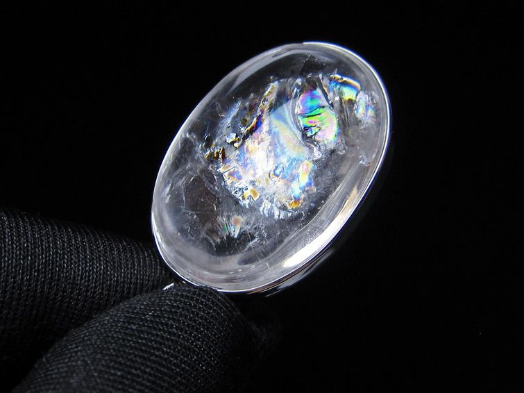 アイリスクォーツ 水晶 ペンダント 虹入り メール便可 一点物 112-14141