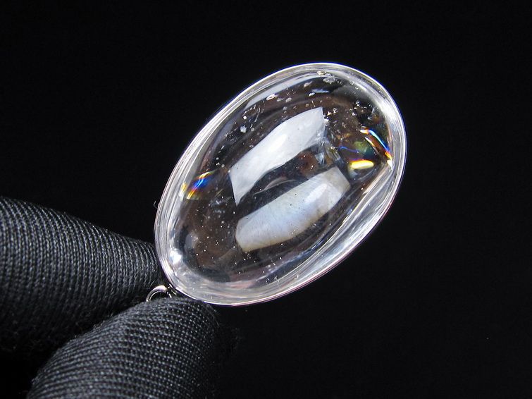 アイリスクォーツ 水晶 ペンダント 虹入り メール便可 一点物 112-14143