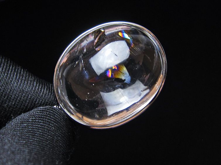 アイリスクォーツ 水晶 ペンダント 虹入り メール便可 一点物 112-14146