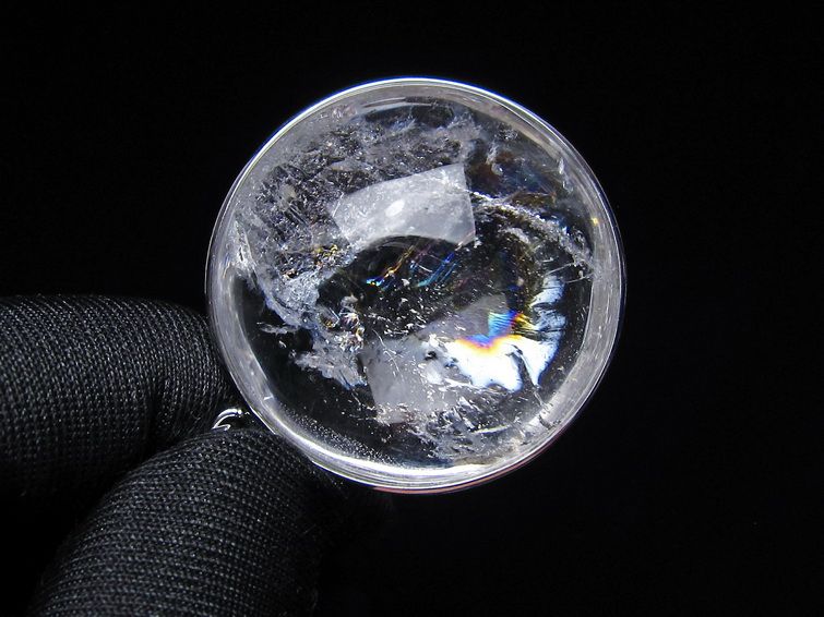アイリスクォーツ 水晶 ペンダント 虹入り メール便可 一点物 112-14154
