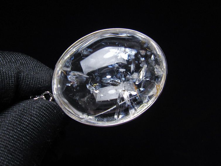アイリスクォーツ 水晶 ペンダント 虹入り メール便可 一点物 112-14155