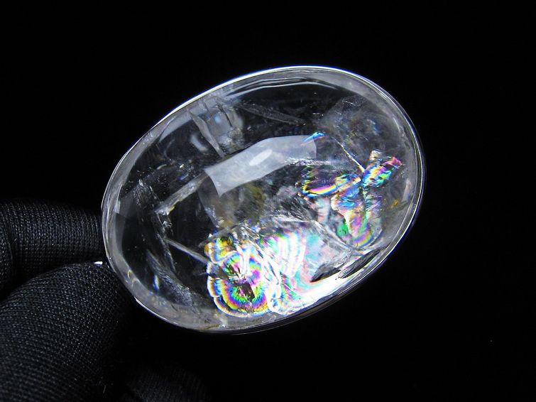 アイリスクォーツ 水晶 ペンダント 虹入り  一点物 112-14166