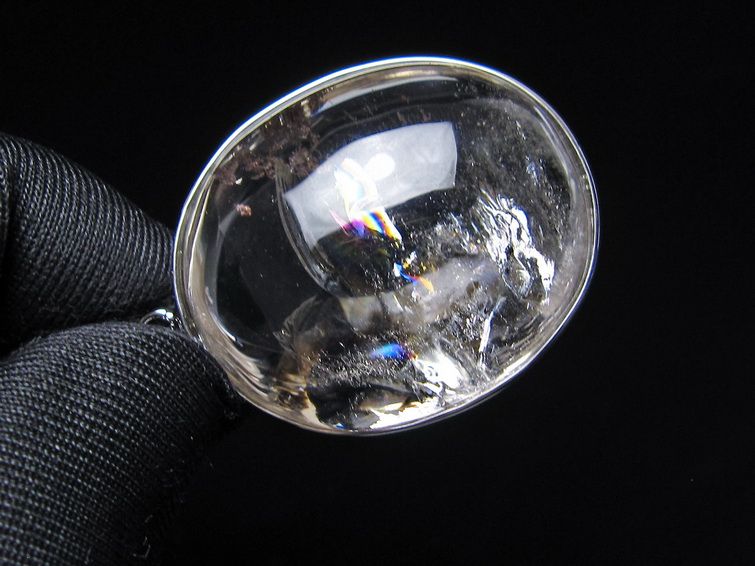 アイリスクォーツ 水晶 ペンダント 虹入り  一点物 112-14169