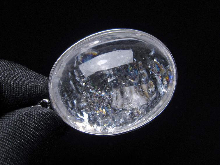 アイリスクォーツ 水晶 ペンダント 虹入り  一点物 112-14172